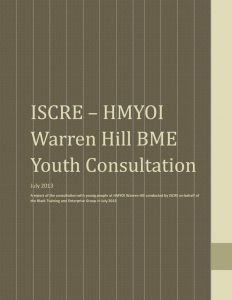 thumbnail of HMYOI Warren Hill BME Youth Consultation 